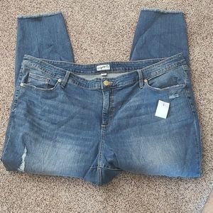 Ava & Viv 26W Jeans Raw Hem